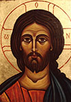 Mirosław Grzelak, <em>Christ</em>, 2008, tempera, akryl, board, 35 x 24 cm