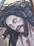 Mirosław Grzelak, <em>Christ</em>, 2009, oil, board, 95 x 65 cm, fragment