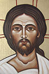 Mirosław Grzelak, <em>Christ</em>, 2010, tempera, board, 20 x 14 cm