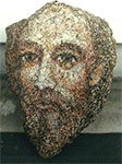 Mirosław Grzelak, <em>Face – 41</em>, 2000, pigment, stone