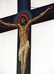 Mirosław Grzelak, <em>Crucifixion</em>, 1992, oil, board, 300 x 450 cm, fragment