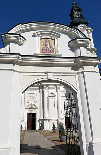 Matka Boska Leśniańska, 2024, mozaika, Sanktuarium Matki Bożej Leśniańskiej - Leśna Podlaska