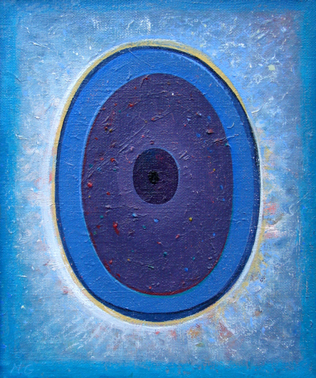 Drugiego dnia II, 2014, akryl. płótno,135 x 100 cm