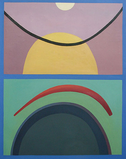 Mirosław Grzelak, Tajemnica I, 2003,olej, płótno, 80 x 60 cm