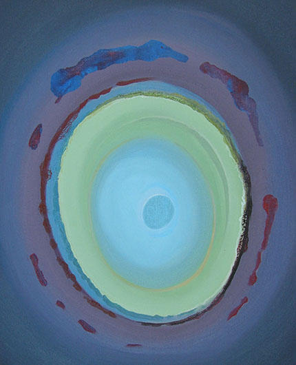 Mirosław Grzelak, Light, 2016, acrylic, canvas, 36 x 48 cm